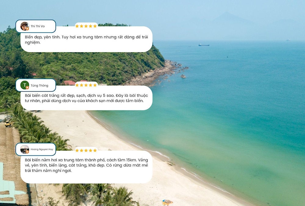 Đánh giá của du khách khi tới biển Tiên Sa 